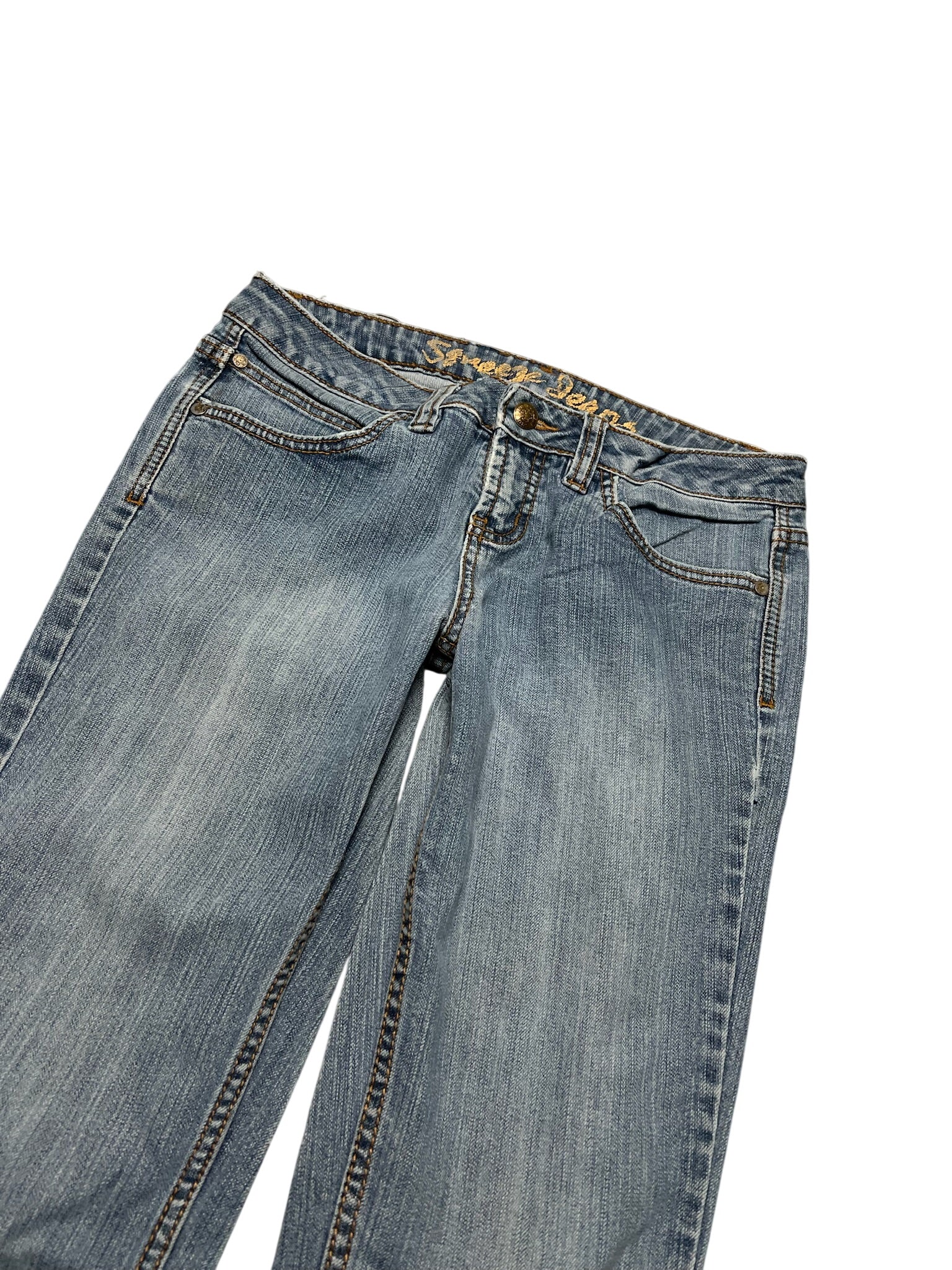 Y2K BOOTCUT WOMEN LOW WAIST JEANS (653)