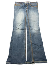 Y2K BOOTCUT WOMEN LOW WAIST JEANS (654)