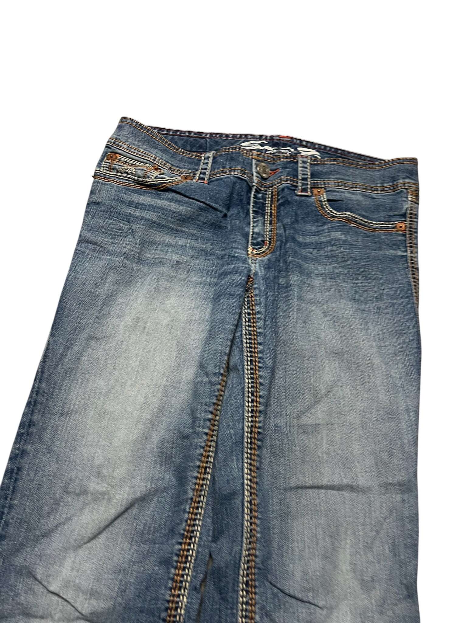 Y2K BOOTCUT WOMEN LOW WAIST JEANS (654)