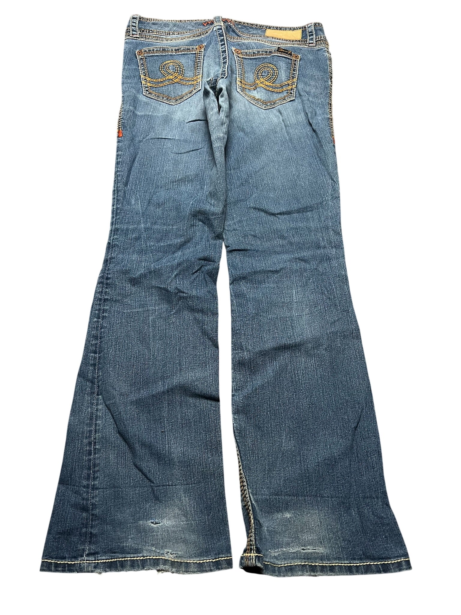 Y2K BOOTCUT WOMEN LOW WAIST JEANS (654)