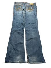 Y2K BOOTCUT WOMEN LOW WAIST JEANS (654)