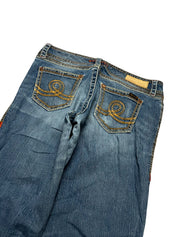 Y2K BOOTCUT WOMEN LOW WAIST JEANS (654)