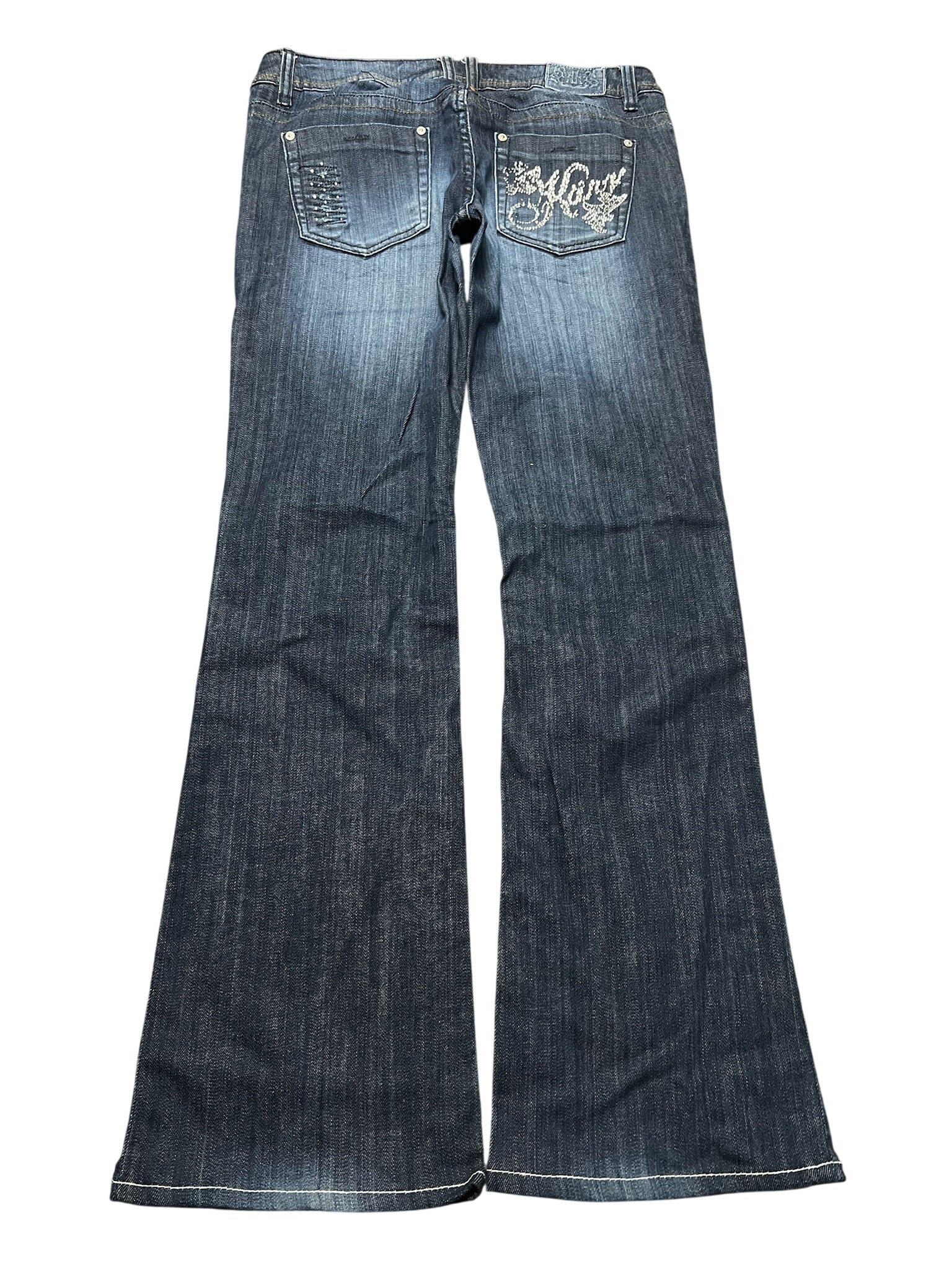 Y2K BOOTCUT WOMEN LOW WAIST JEANS (655)