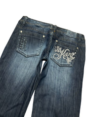 Y2K BOOTCUT WOMEN LOW WAIST JEANS (655)