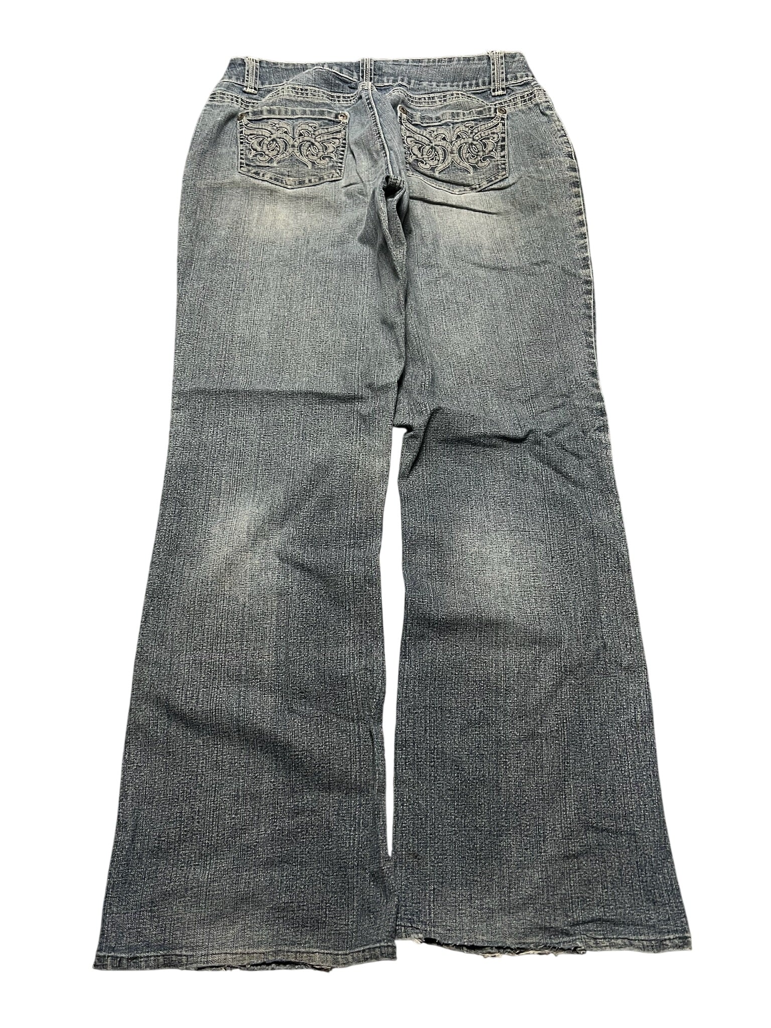Y2K BOOTCUT WOMEN LOW WAIST JEANS (656)