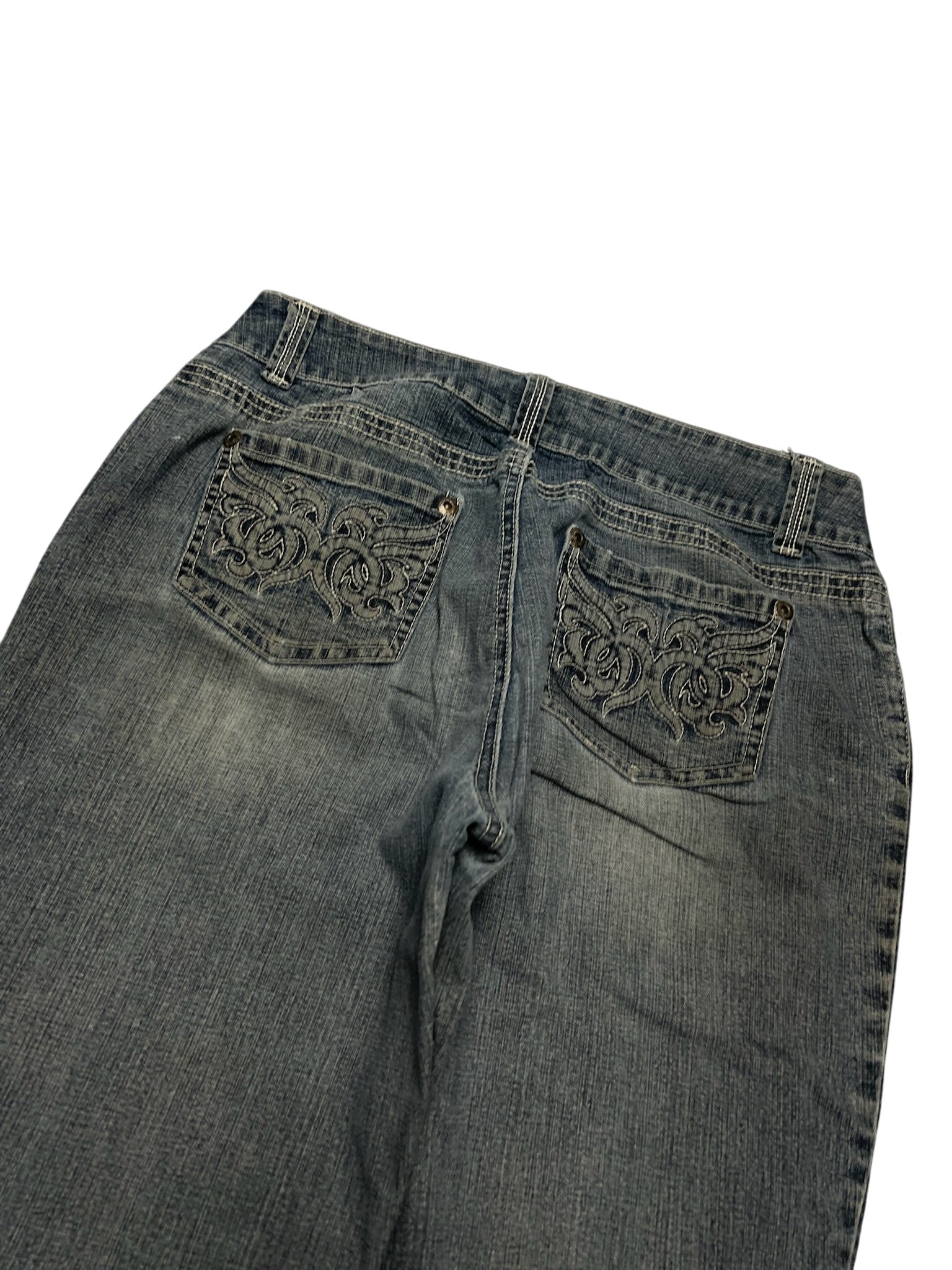 Y2K BOOTCUT WOMEN LOW WAIST JEANS (656)