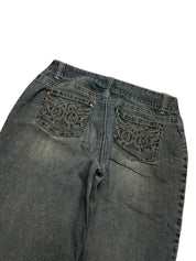 Y2K BOOTCUT WOMEN LOW WAIST JEANS (656)