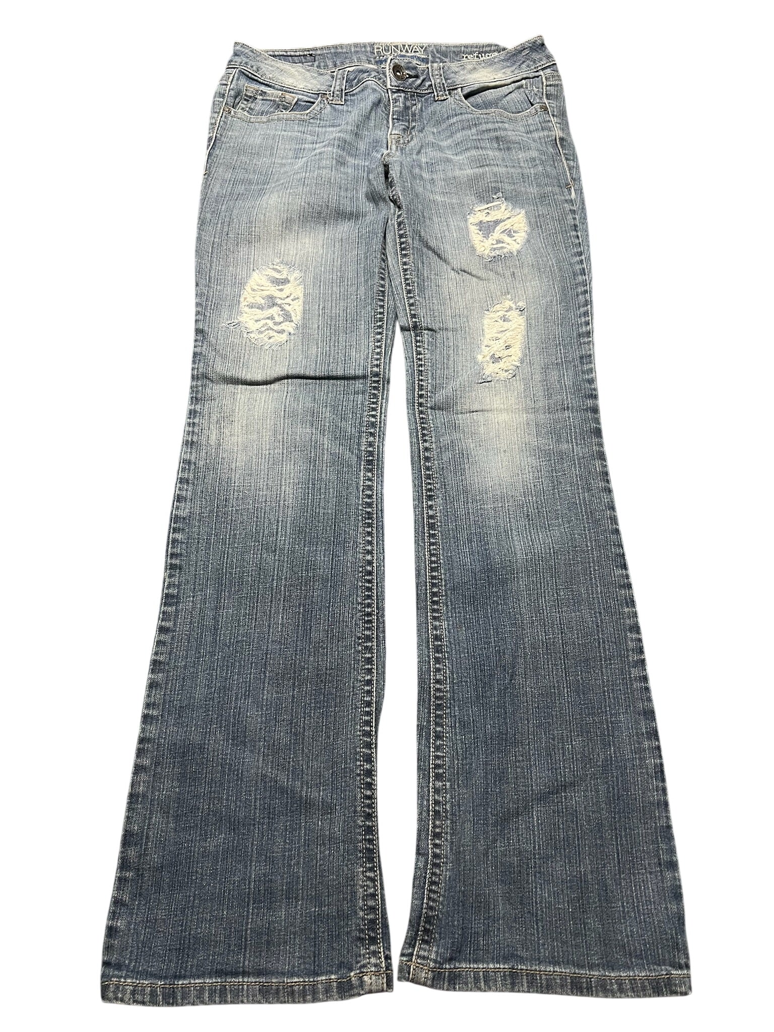 Y2K BOOTCUT WOMEN LOW WAIST JEANS (658)