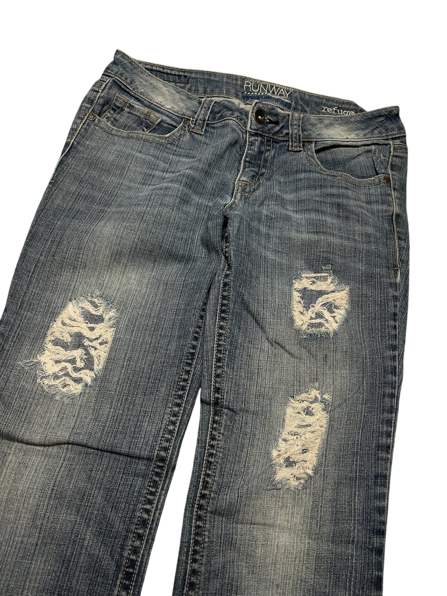 Y2K BOOTCUT WOMEN LOW WAIST JEANS (658)