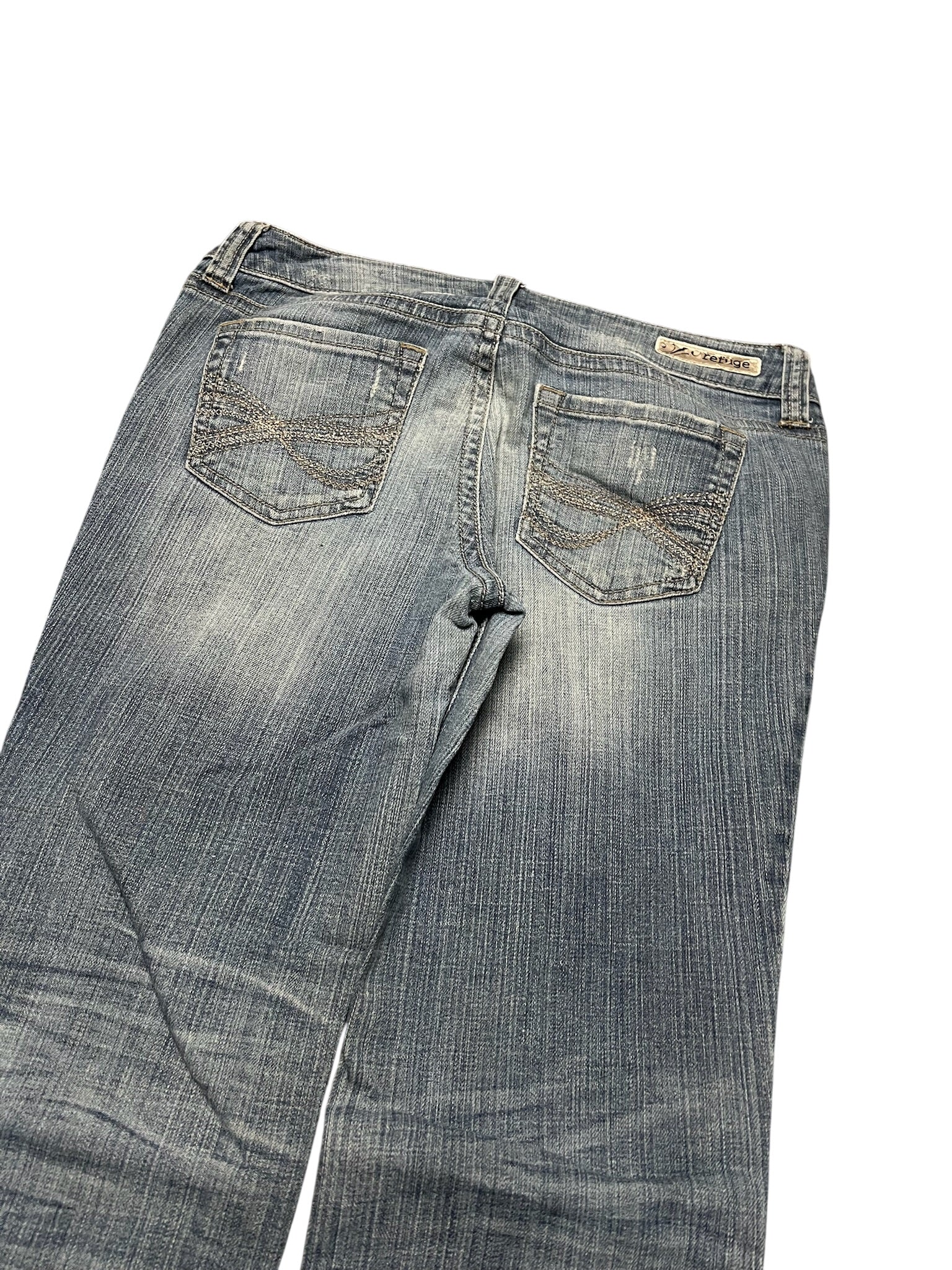 Y2K BOOTCUT WOMEN LOW WAIST JEANS (658)