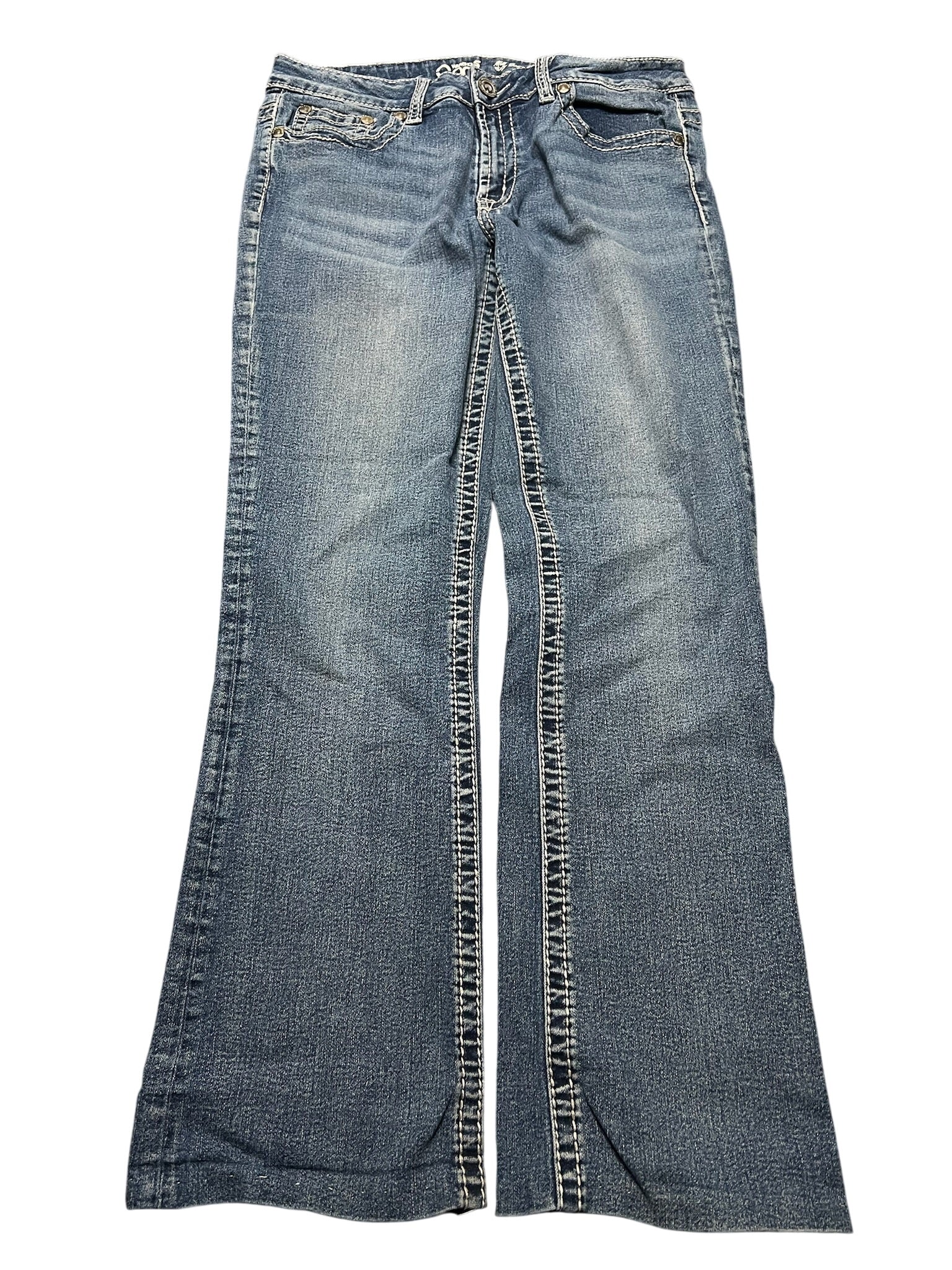 Y2K BOOTCUT WOMEN LOW WAIST JEANS (750)