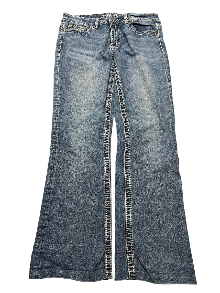 Y2K BOOTCUT WOMEN LOW WAIST JEANS (750)
