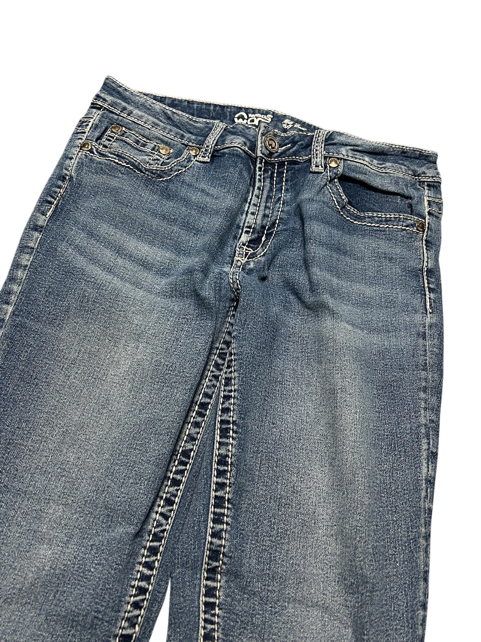 Y2K BOOTCUT WOMEN LOW WAIST JEANS (750)