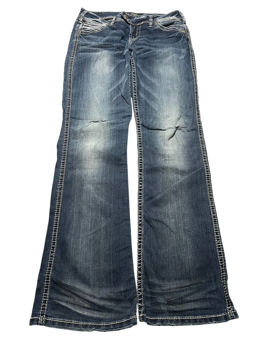 Y2K BOOTCUT WOMEN LOW WAIST JEANS (751)