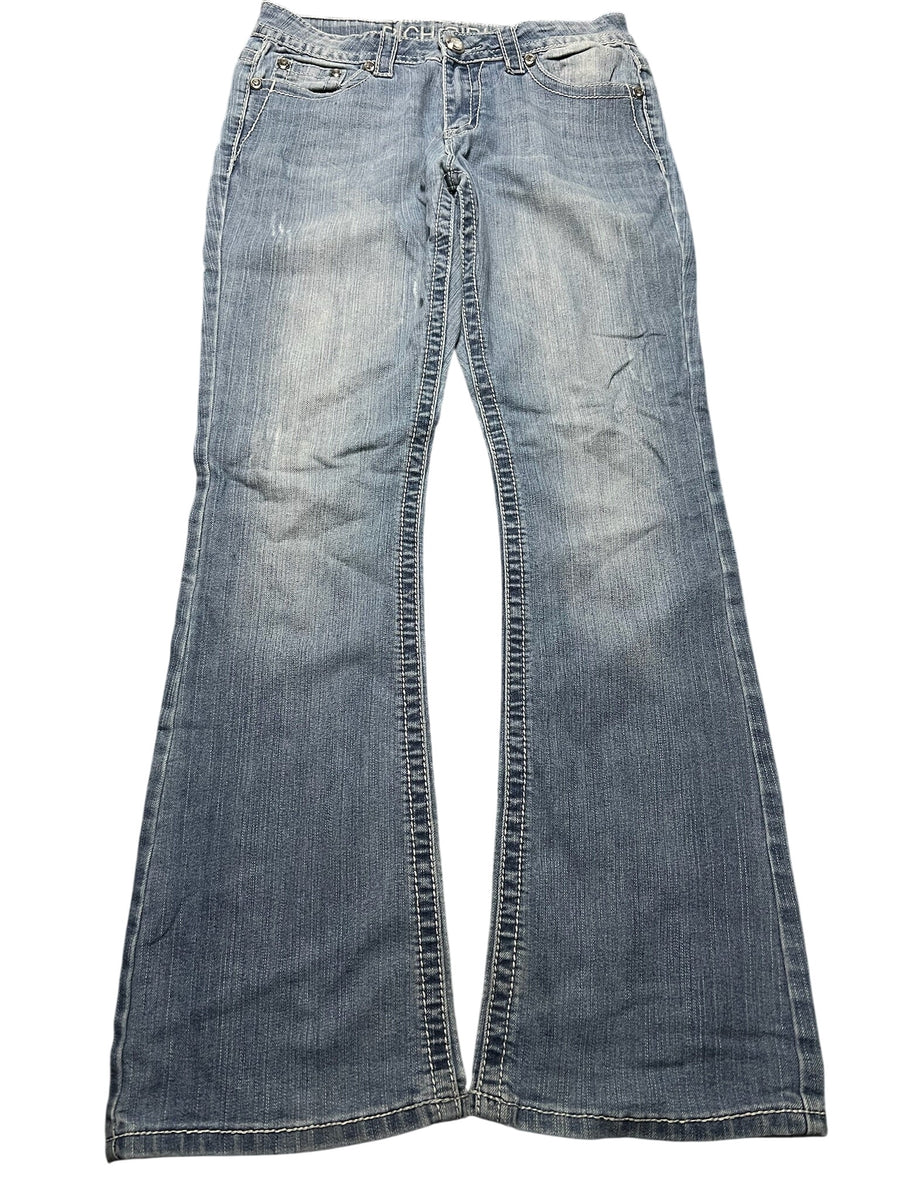 Y2K BOOTCUT WOMEN LOW WAIST JEANS (753)