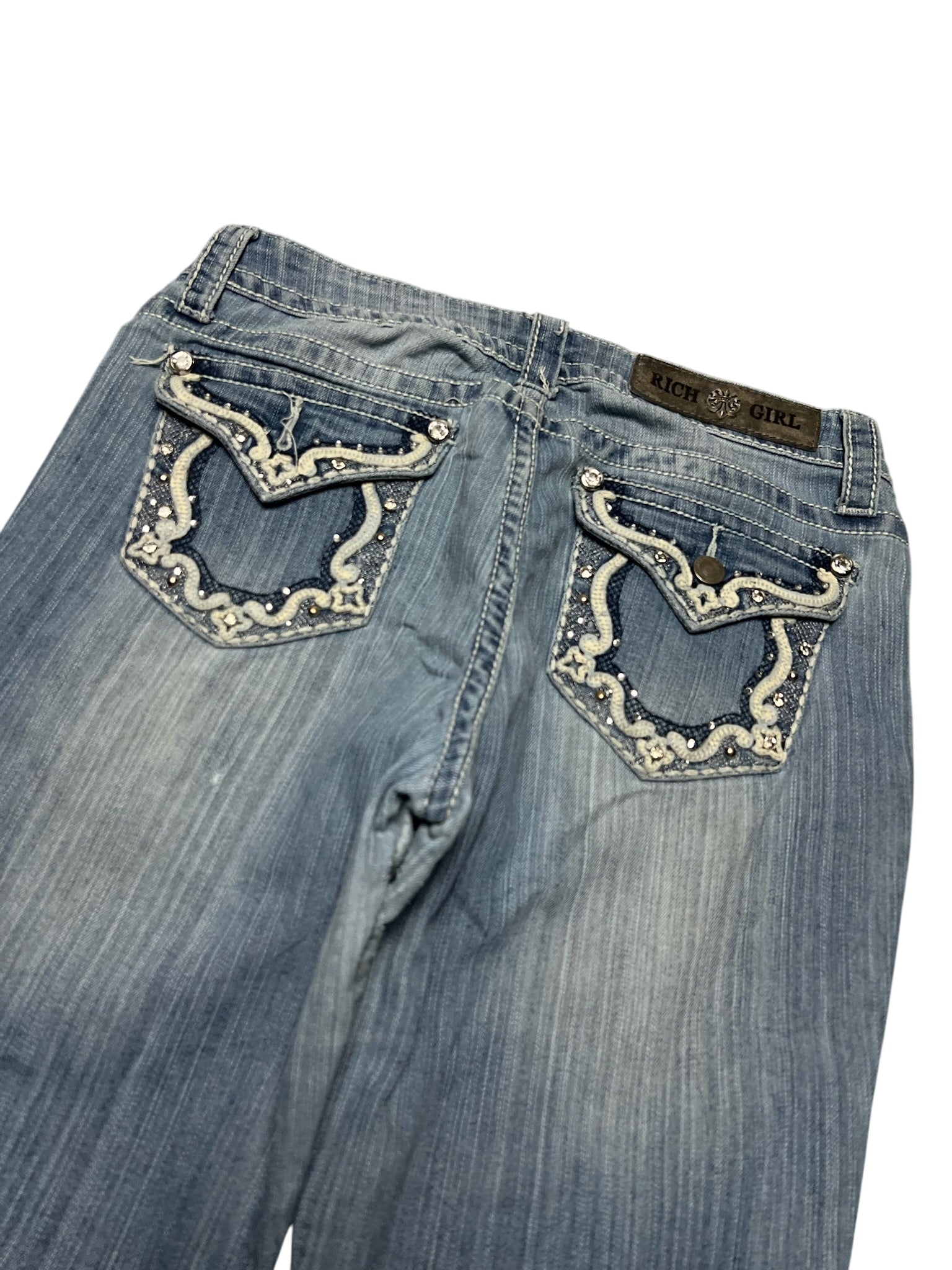 Y2K BOOTCUT WOMEN LOW WAIST JEANS (753)