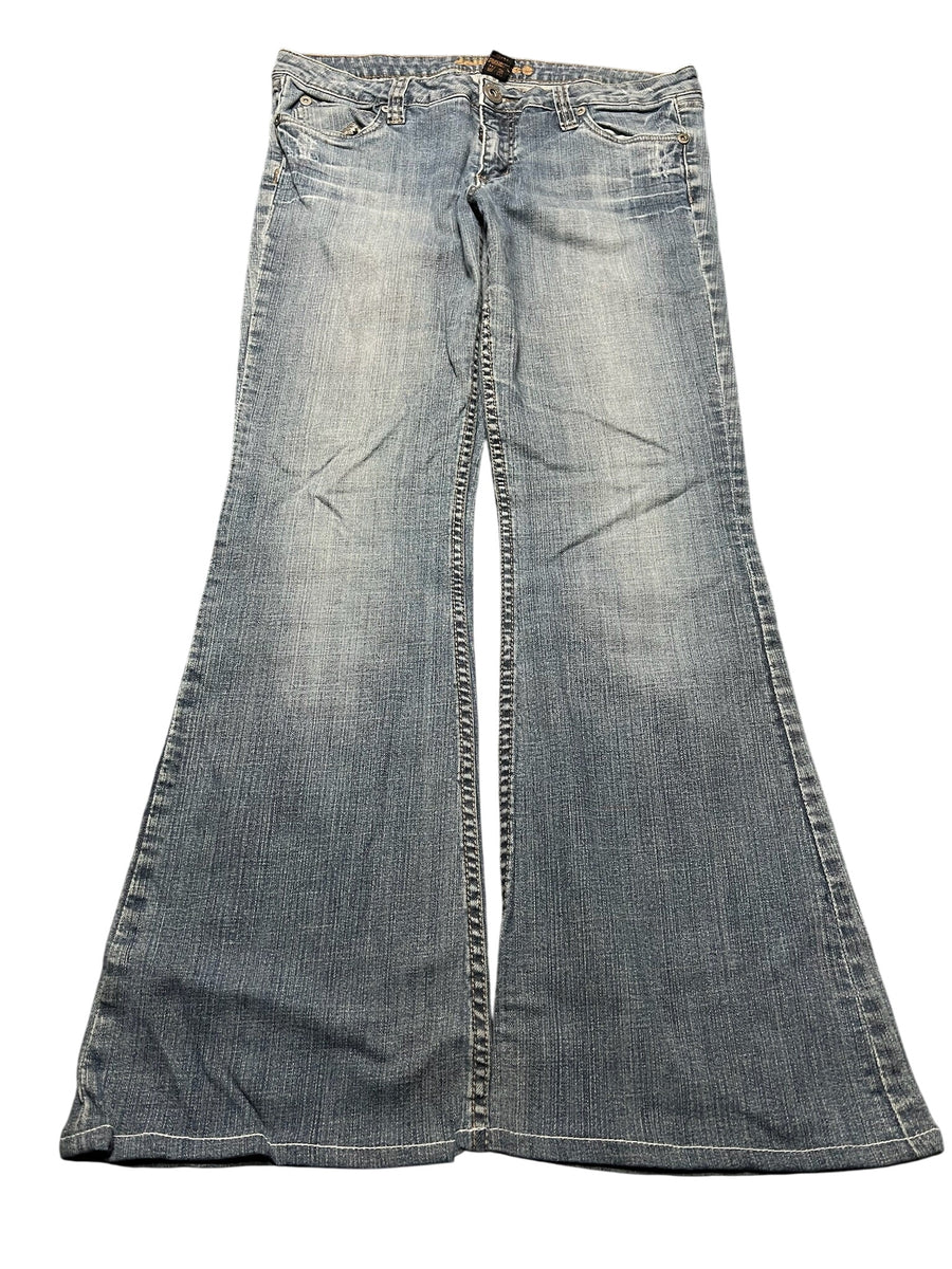 Y2K BOOTCUT WOMEN LOW WAIST JEANS (755)