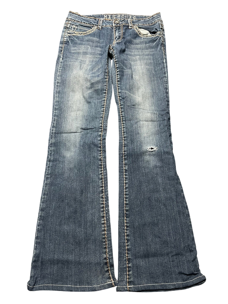 Y2K BOOTCUT WOMEN LOW WAIST JEANS (756)