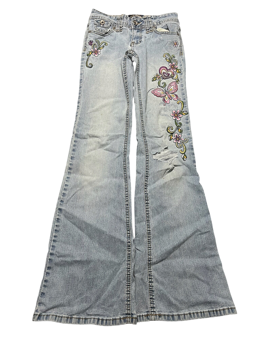 Y2K BOOTCUT WOMEN LOW WAIST JEANS (759)