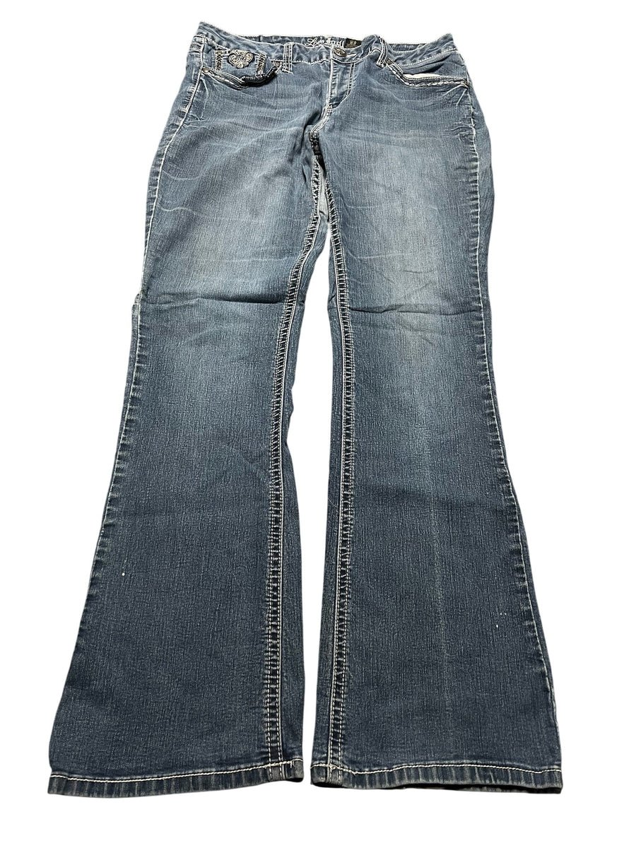 Y2K BOOTCUT WOMEN LOW WAIST JEANS (718)