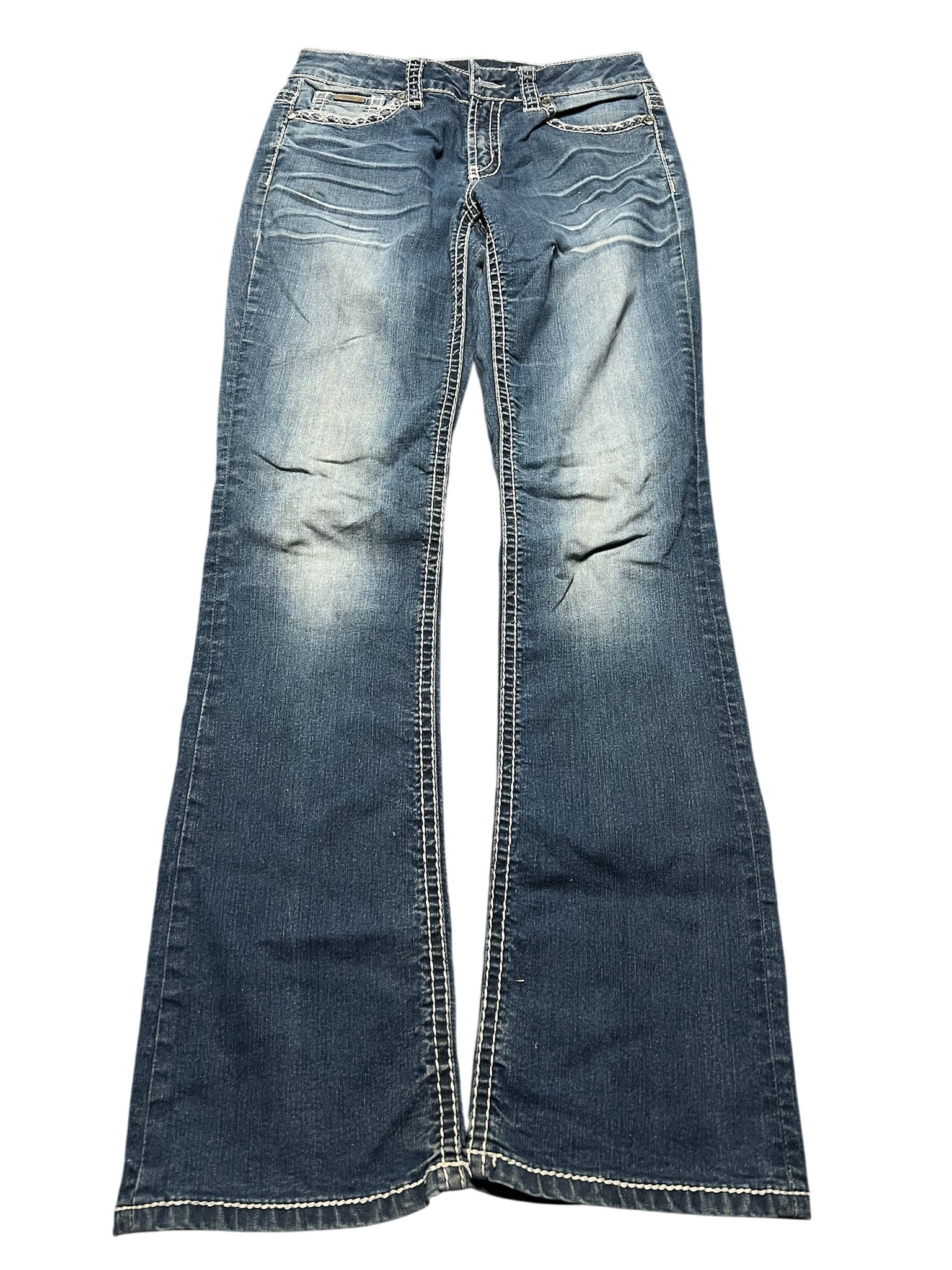 Y2K BOOTCUT WOMEN LOW WAIST JEANS (715)
