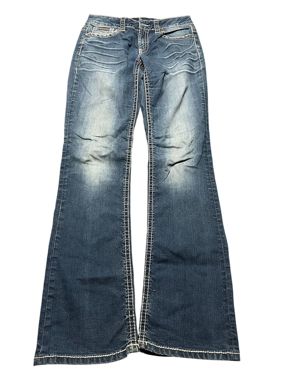 Y2K BOOTCUT WOMEN LOW WAIST JEANS (716)