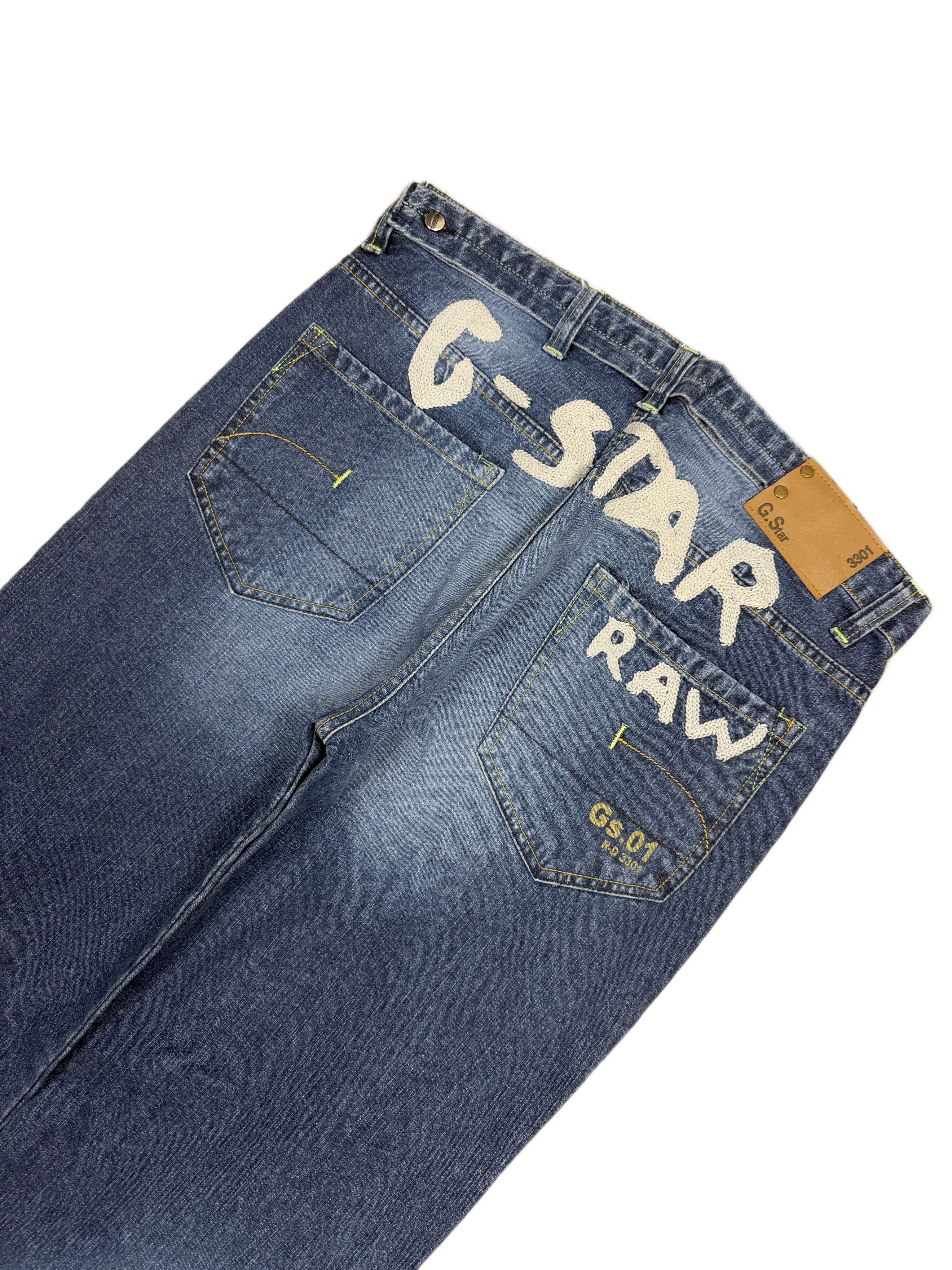 G-Star Radar Low Loose Backprint Jeans (E-196)