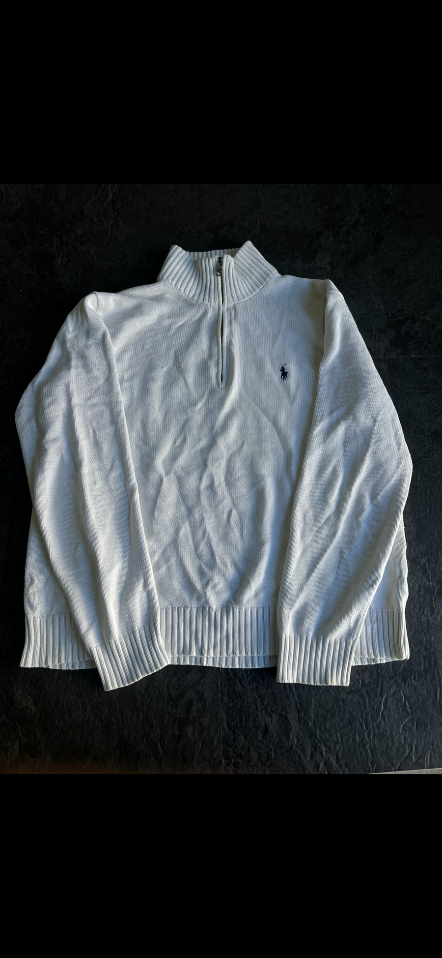 Ralph Lauren Half Zip White (776)