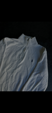 Ralph Lauren Half Zip White (776)